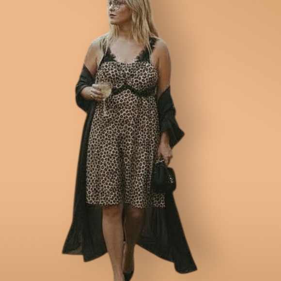 Lane Bryant Leopard Dress (Size 18) NWT - Picture 3 of 9